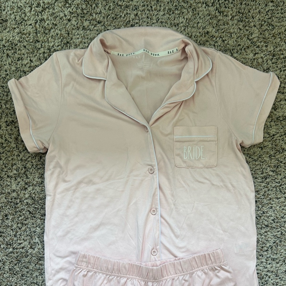 Rae Dunn “Bride” Pajama Set - M